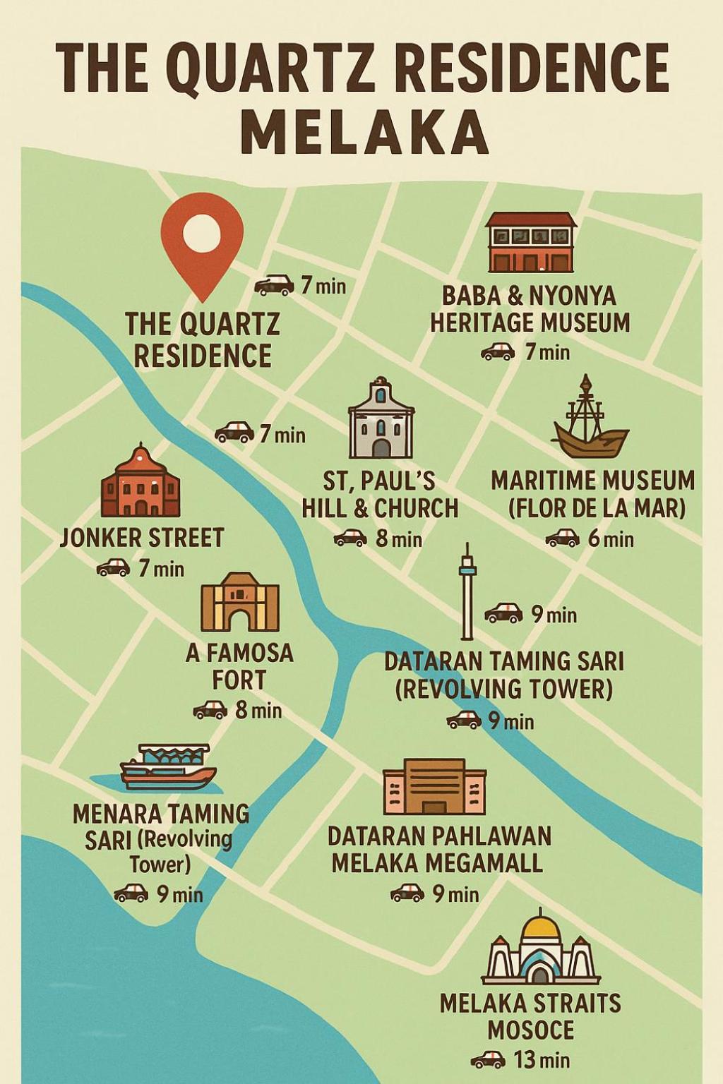 Quartz Paragon Suites Melaka By Ggm エクステリア 写真